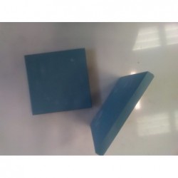 Carrelage bleu mat (10x10) (Lot de 0,71 m²)